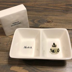 Rae Dunn Trinket Tray & Quote Block